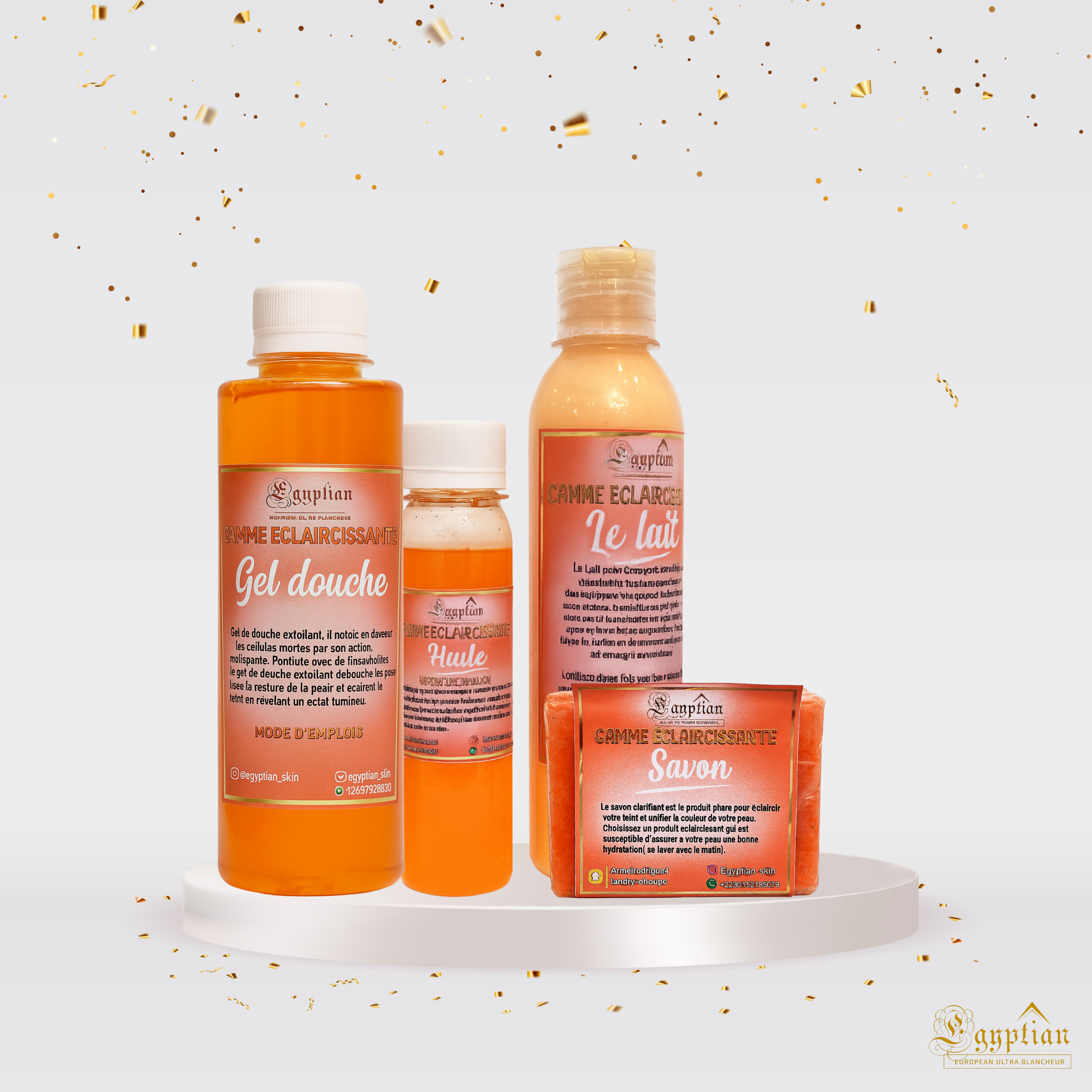 Gamme Teint Clair - Eclaircissant