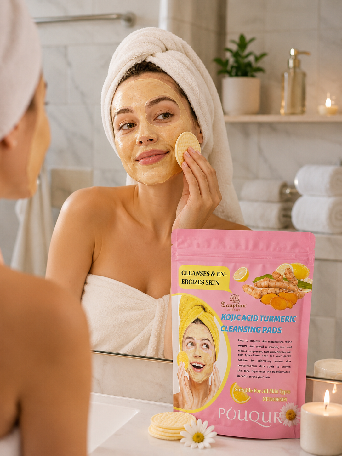 Masque au curcuma (pads)
