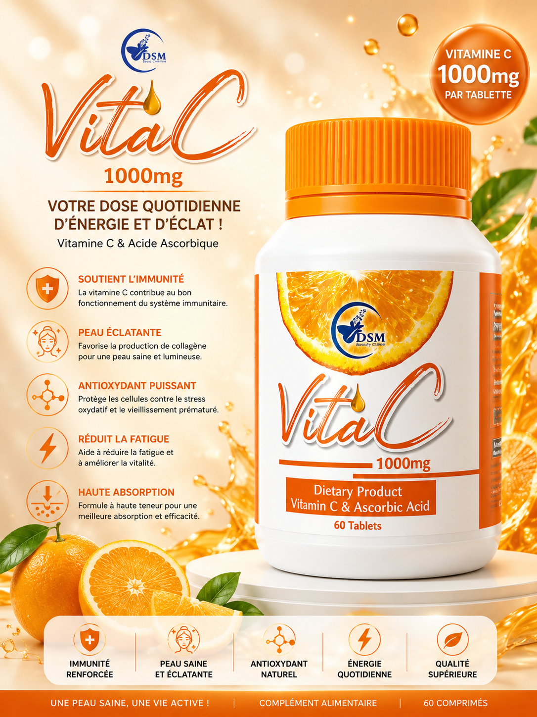 Vitamine C - 60 gélules