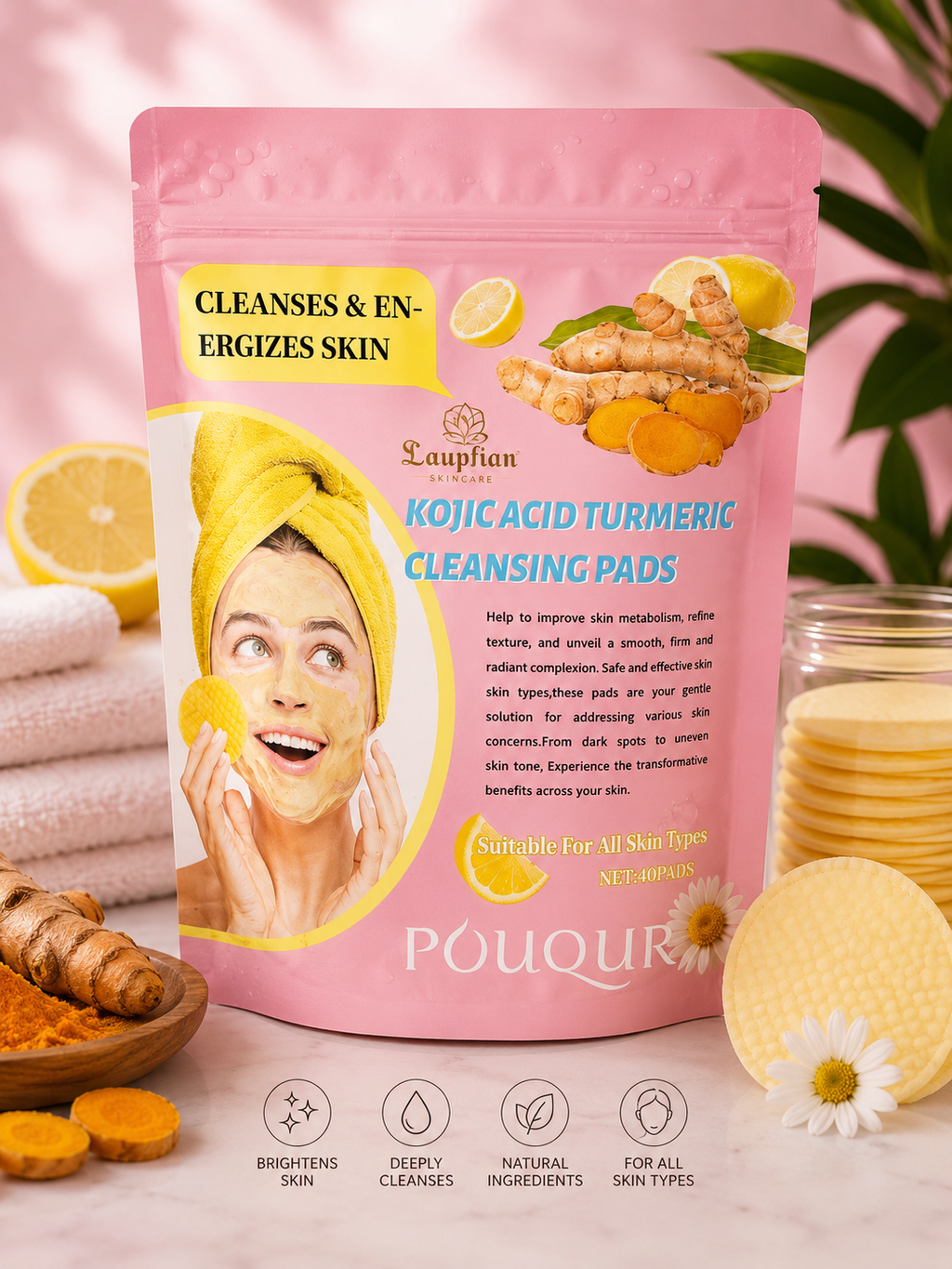 Masque au curcuma (pads)