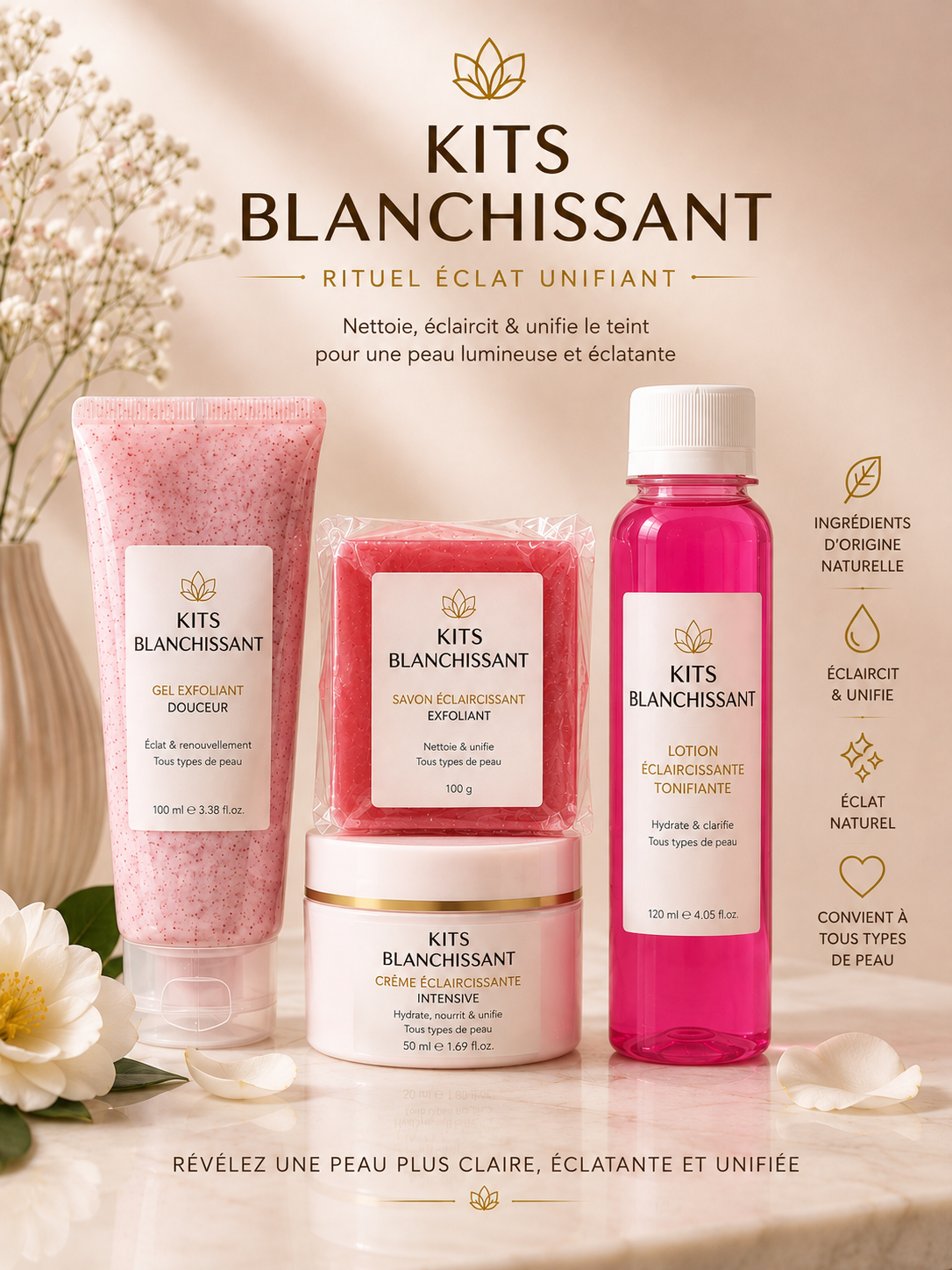 Kit visage - Blanchissant